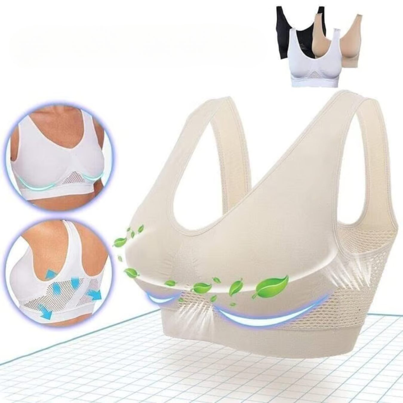 Soutien‑gorge respirant